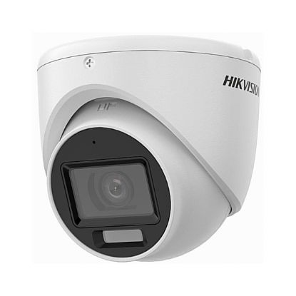 Hikvision DS-2CE76D0T-LPFS 2MP 2.8 mm Smart Hybrid Light Dome Güvenlik Kamerası resmi