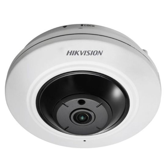 Hikvision DS-2CD2955G0-ISU 5MP 1.05 mm 180° Balık Gözü (Fisheye) IP Dome Kamera resmi