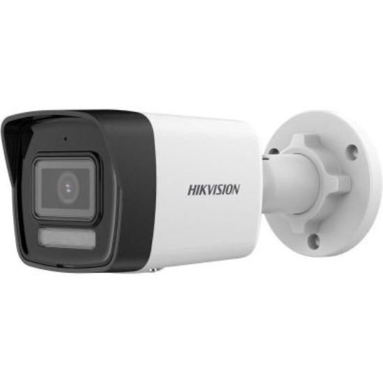 Hikvision DS-2CD1083G2-LIUF/SL 8MP 2.8mm Lens 30Mt. IR H.265+ Smart Hybrid Light Bullet IP Kamera – Dahili Mikrofon ve Dahili Hoparlör resmi