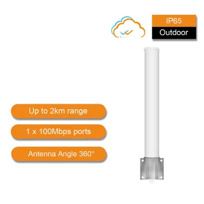 Wi‑Tek WI‑CPE521‑V2 5.8 GHz Outdoor Wireless Bridge (300 Mbps, 2 km) resmi