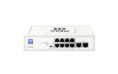 Wi-Tek WK-PS310 8 PoE + 2 Uplink 10/100 Mbps Unmanaged PoE Switch – 120 W PoE Bütçesi, PD Alive & Extend Mod resmi