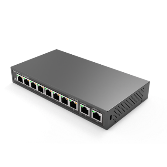 Ruijie Reyee RG‑ES110D‑P 10 Port 10/100 Mbps Unmanaged PoE+ Switch – 8 PoE+ Port & 2 Gigabit Uplink (110 W) resmi