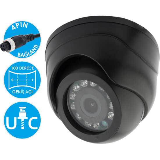 Nicecam NC120AP 2MP AHD Gece Görüşlü 4 Pin Geri Görüş Araç Kamerası resmi