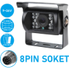 Nicecam NC112P8P 700 TVLine Analog Gece Görüşlü 4 Pin Geri Görüş Araç Kamerası (8 Pin Çeviricili) resmi