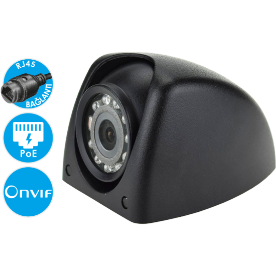 Nicecam NC522 2MP PoE IP Gece Görüşlü Yan Görüş Araç Kamerası resmi