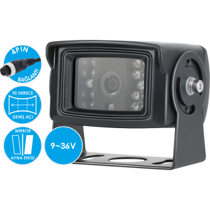 Nicecam NC122P 700 TVLine Analog Gece Görüşlü 4 Pin Geri Görüş Araç Kamerası resmi