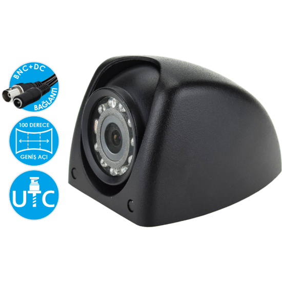 Nicecam NC522A 2MP AHD Gece Görüşlü Yan Görüş Araç Kamerası resmi