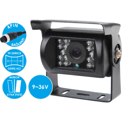 Nicecam NC112P 700 TVLine Analog Gece Görüşlü 4 Pin Geri Görüş Araç Kamerası resmi