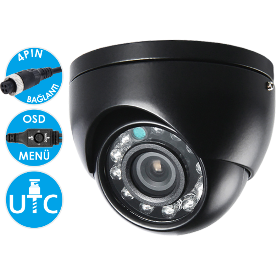 Nicecam NC622MA 2MP AHD Gece Görüşlü 4 Pin Araç İçi ve Yol Görüş Araç Kamerası resmi