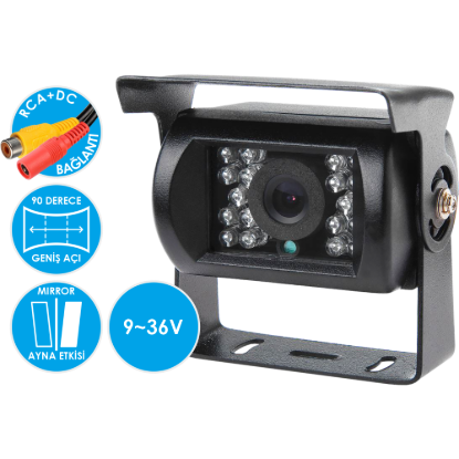 Nicecam NC112 700 TVLine Analog Gece Görüşlü Geri Görüş Araç Kamerası resmi