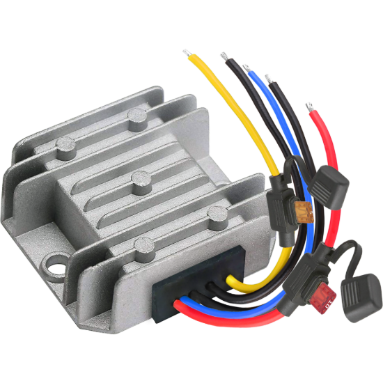 Nicecam NC-VD06A 8~40V → 12V 6A Oto Konvertör Su Geçirmez DC-DC Sigortalı Voltaj Dönüştürücü resmi