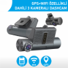 Nicecam NC333W GPS WiFi Özellikli 3 Kameralı Dashcam Araç Kayıt Cihazı resmi