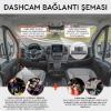 Nicecam NC330W GPS WiFi Özellikli 2 Kameralı Dashcam Araç Kayıt Cihazı resmi