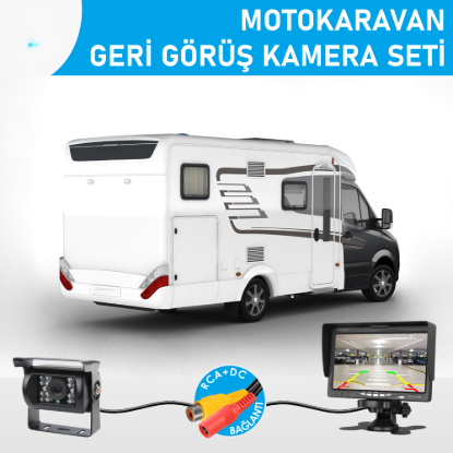 Nicecam NC-KRS400MK 700TVL 7″ Monitörlü Geri Görüş Karavan Kamera Seti resmi