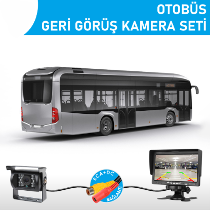 Nicecam NC-OS800 700TVL 7″ Monitörlü Geri Görüş Otobüs Kamera Seti resmi