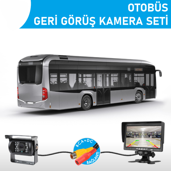Nicecam NC-OS800 700TVL 7″ Monitörlü Geri Görüş Otobüs Kamera Seti resmi