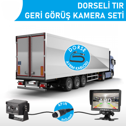 Nicecam NC-DKS920PV2 7″ Monitörlü AHD Geri Görüş Dorse Ayrımlı Kamyon/Tır Kamera Seti resmi