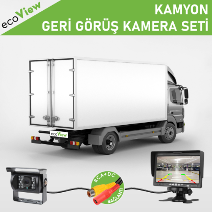 Nicecam NC-KS900 7″ Monitörlü Geri Görüş Kamyon/Tır Kamera Seti resmi